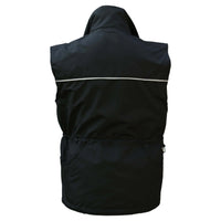 Hundesportweste Berra light, schwarz, Ansicht hinten