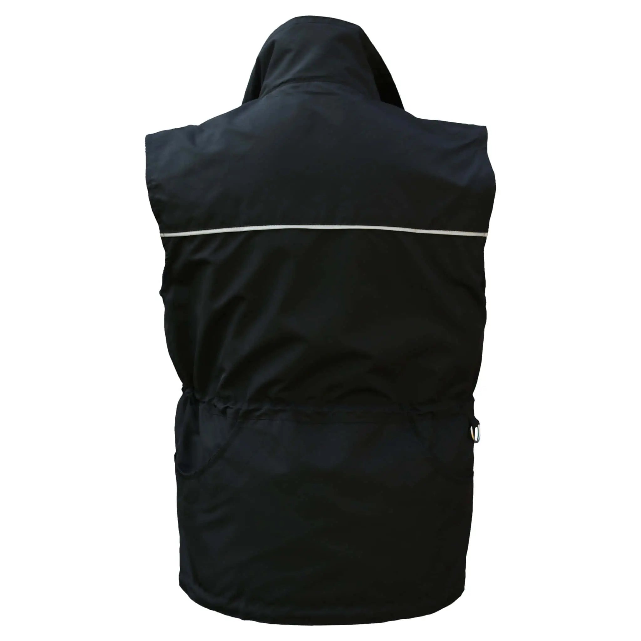 Hundesportweste Berra light, schwarz, Ansicht hinten