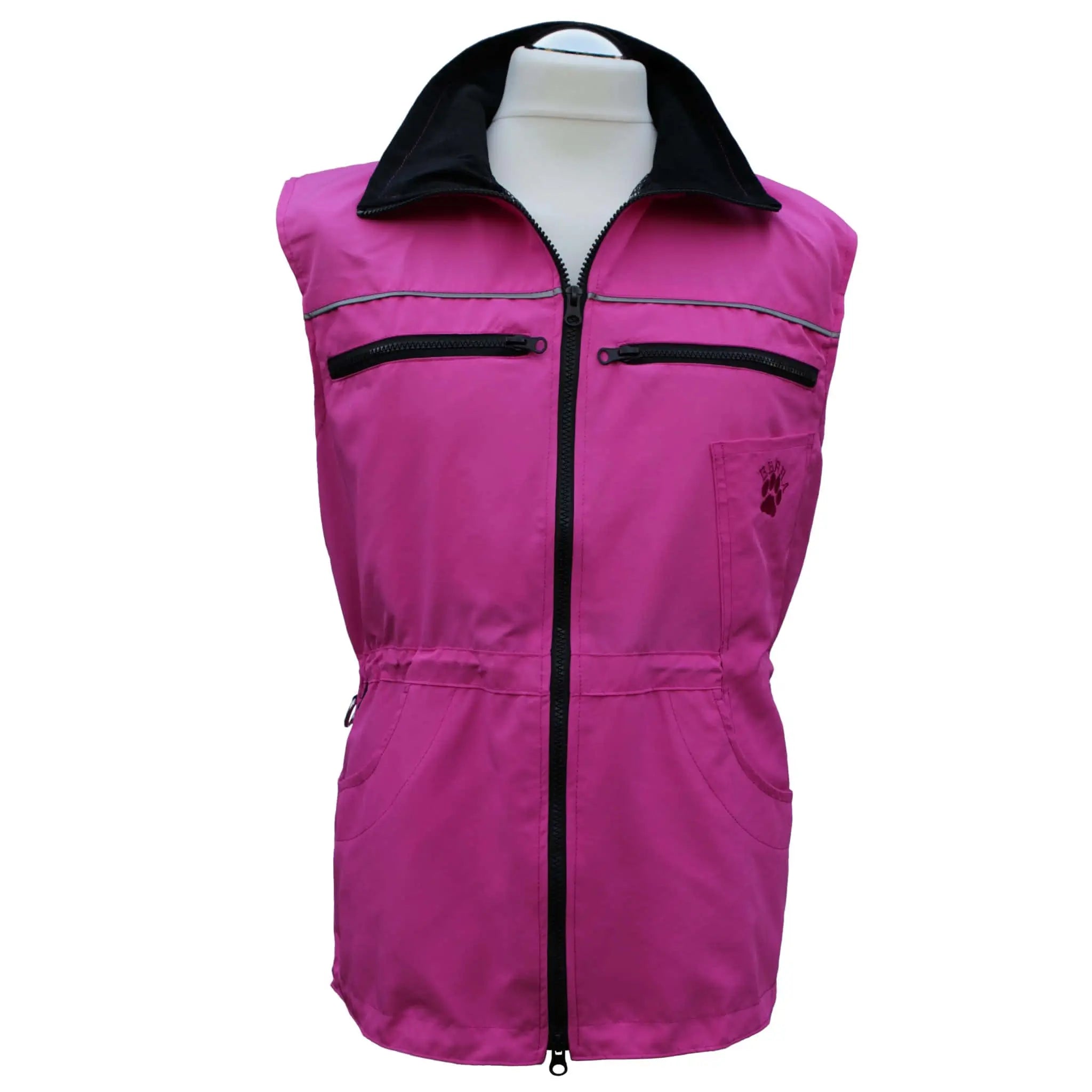 Hundesportweste Berra light, magenta, Ansicht vorne