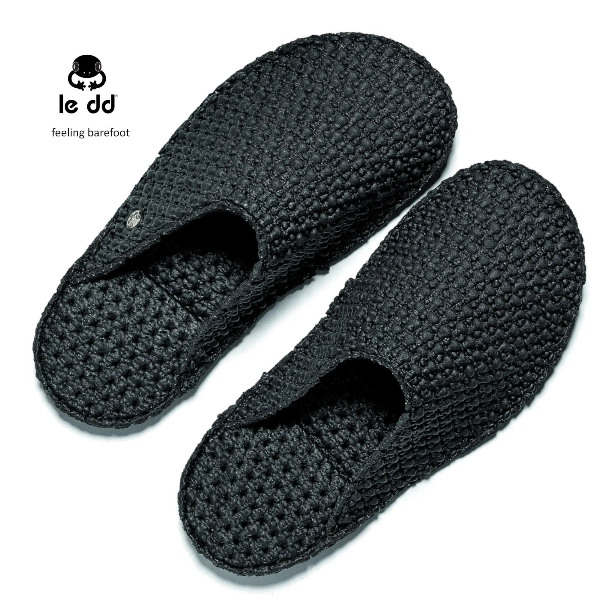 ledd Slipper - leichte Barfußschuhe, schwarz