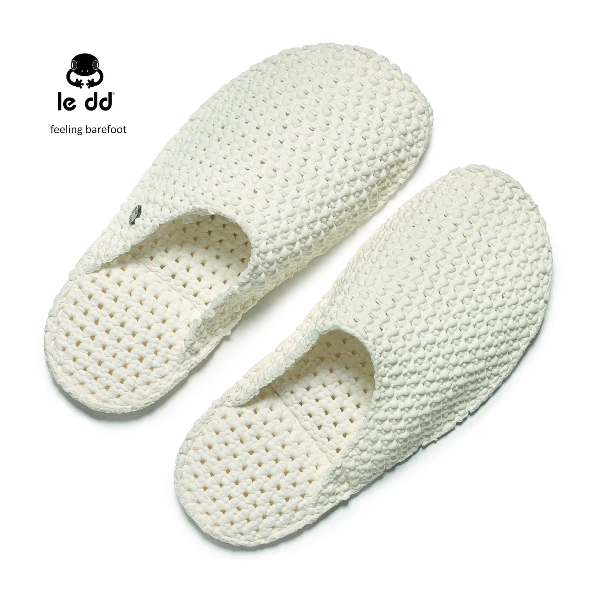 ledd Slipper - leichte Barfußschuhe, weiß