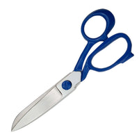 Schneiderschere zum schneiden von Stoffen, Griffe blau