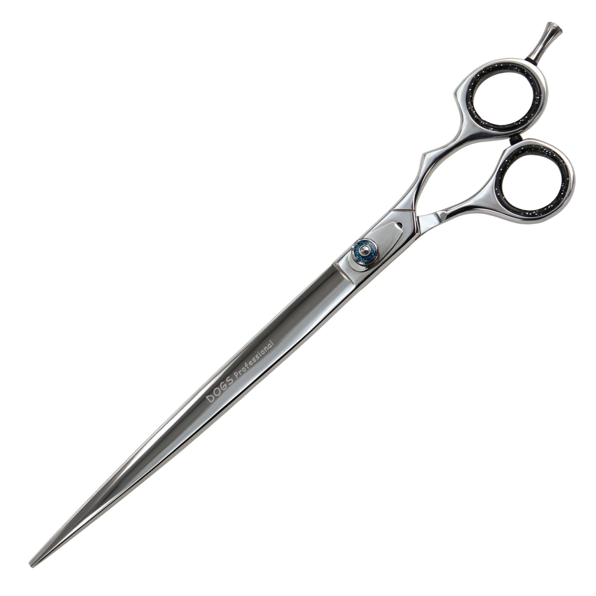 Hundeschere Dogs Professional, poliert, Ringe schwarz
