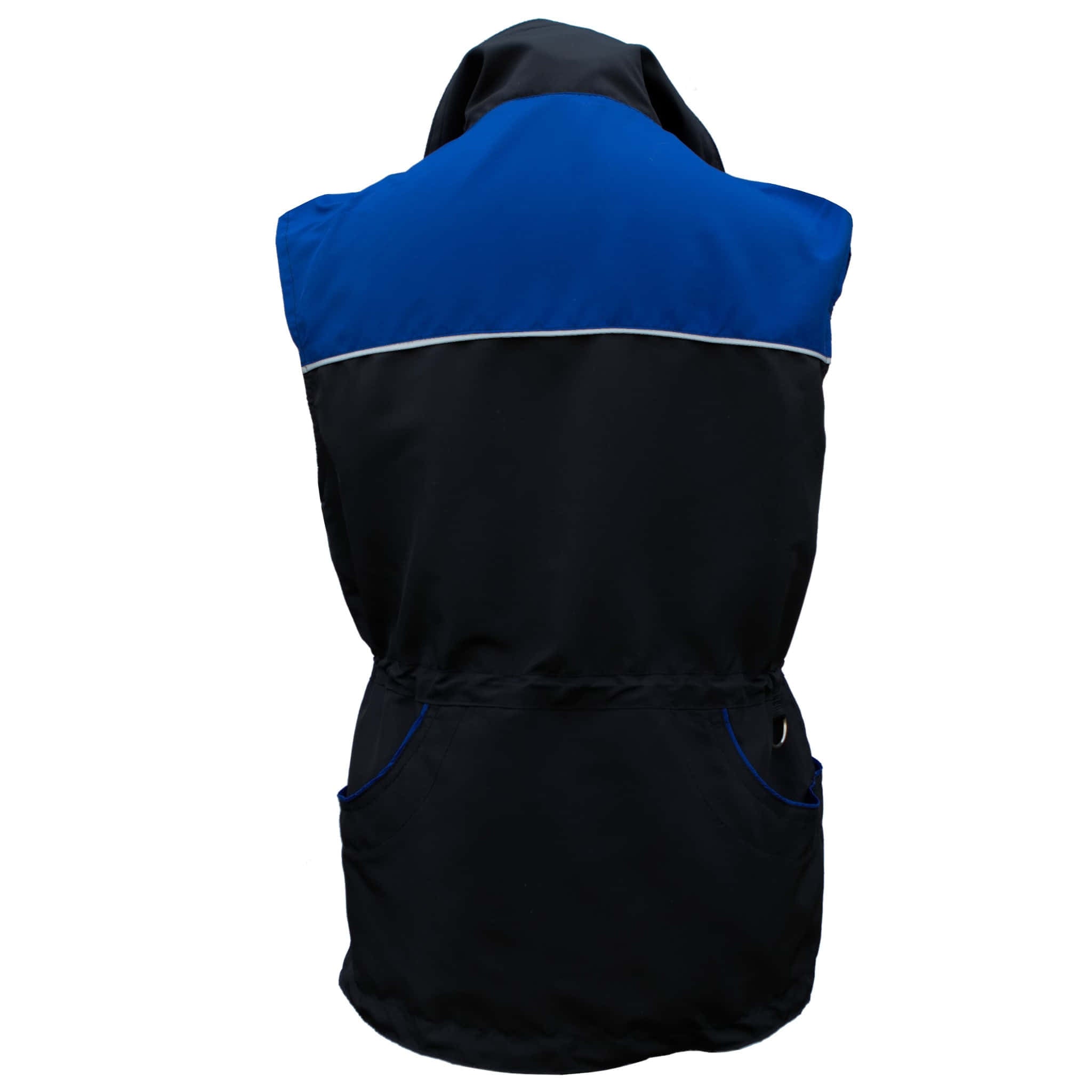 Hundesportweste Berra Light, blau-schwarz, Ansicht hinten