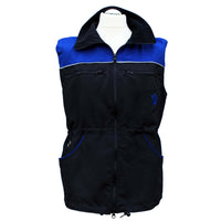 Hundesportweste Berra Light, blau-schwarz, Ansicht vorne