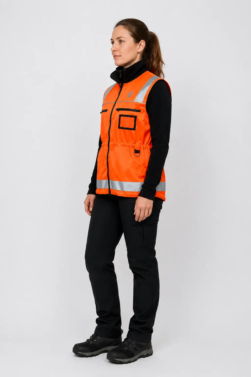 hundesportweste-orange-pro-vorne-mit-frau-31409